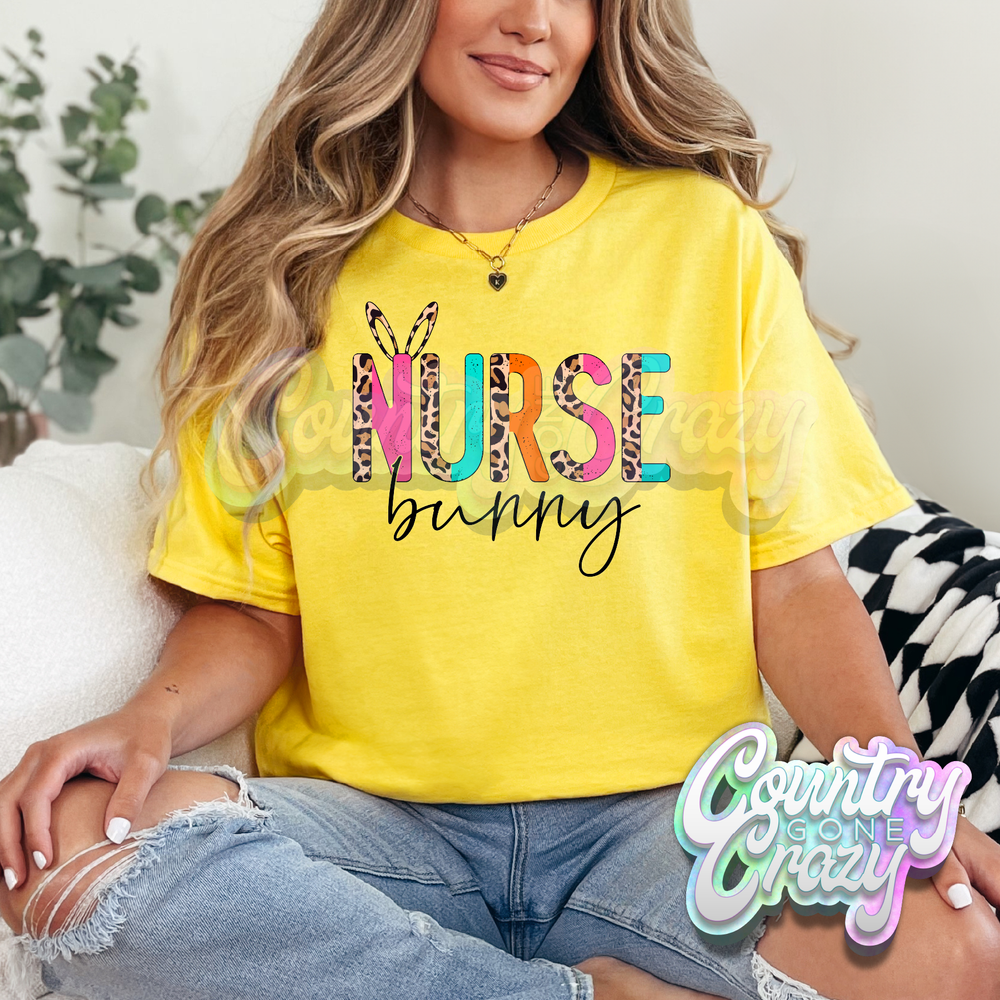 NURSE BUNNY - DAISY T-SHIRT-Country Gone Crazy-Country Gone Crazy