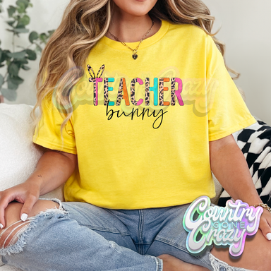 TEACHER BUNNY - DAISY T-SHIRT-Country Gone Crazy-Country Gone Crazy
