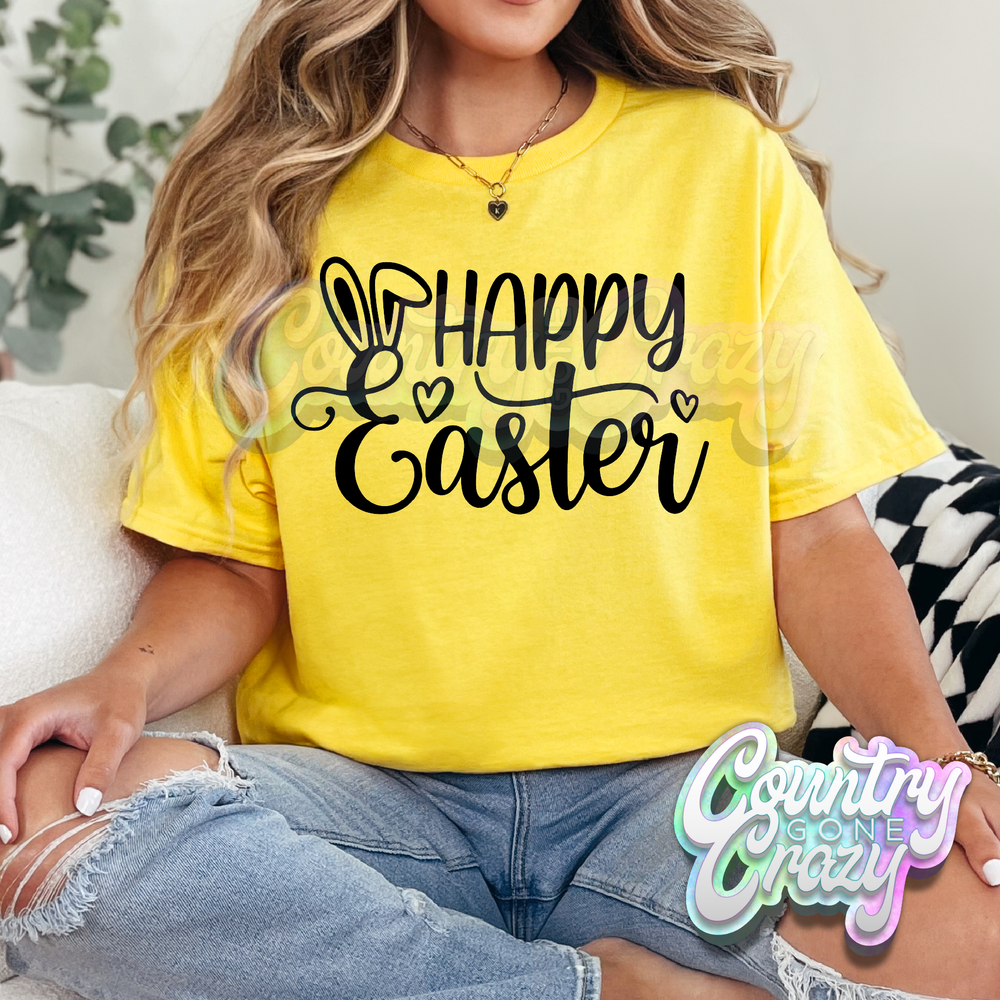 HAPPY EASTER - DAISY T-SHIRT-Country Gone Crazy-Country Gone Crazy