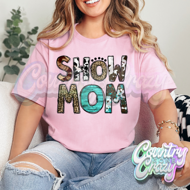 SHOW MOM // LIGHT PINK T-SHIRT-Country Gone Crazy-Country Gone Crazy