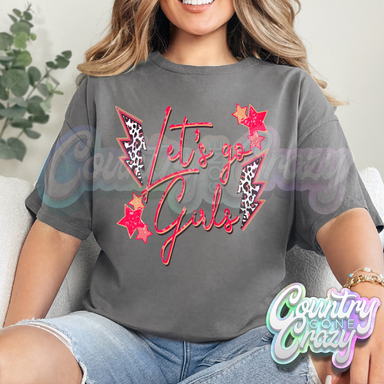 LET'S GO GIRLS // CHARCOAL T-SHIRT-Country Gone Crazy-Country Gone Crazy