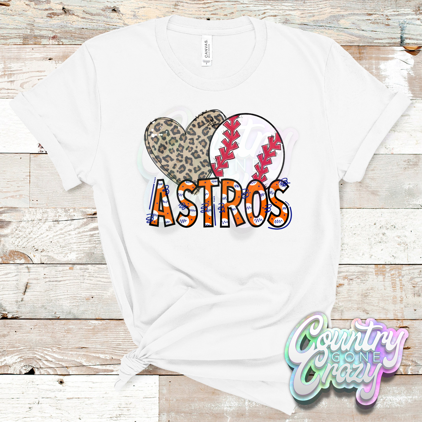 Astros Heart Ready to Press HTV Print Heat Transfer for 