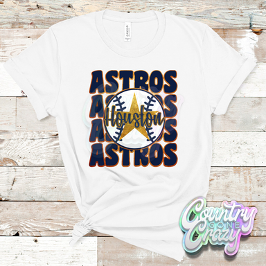 HT2066 • Houston Astros Rainbow — Country Gone Crazy