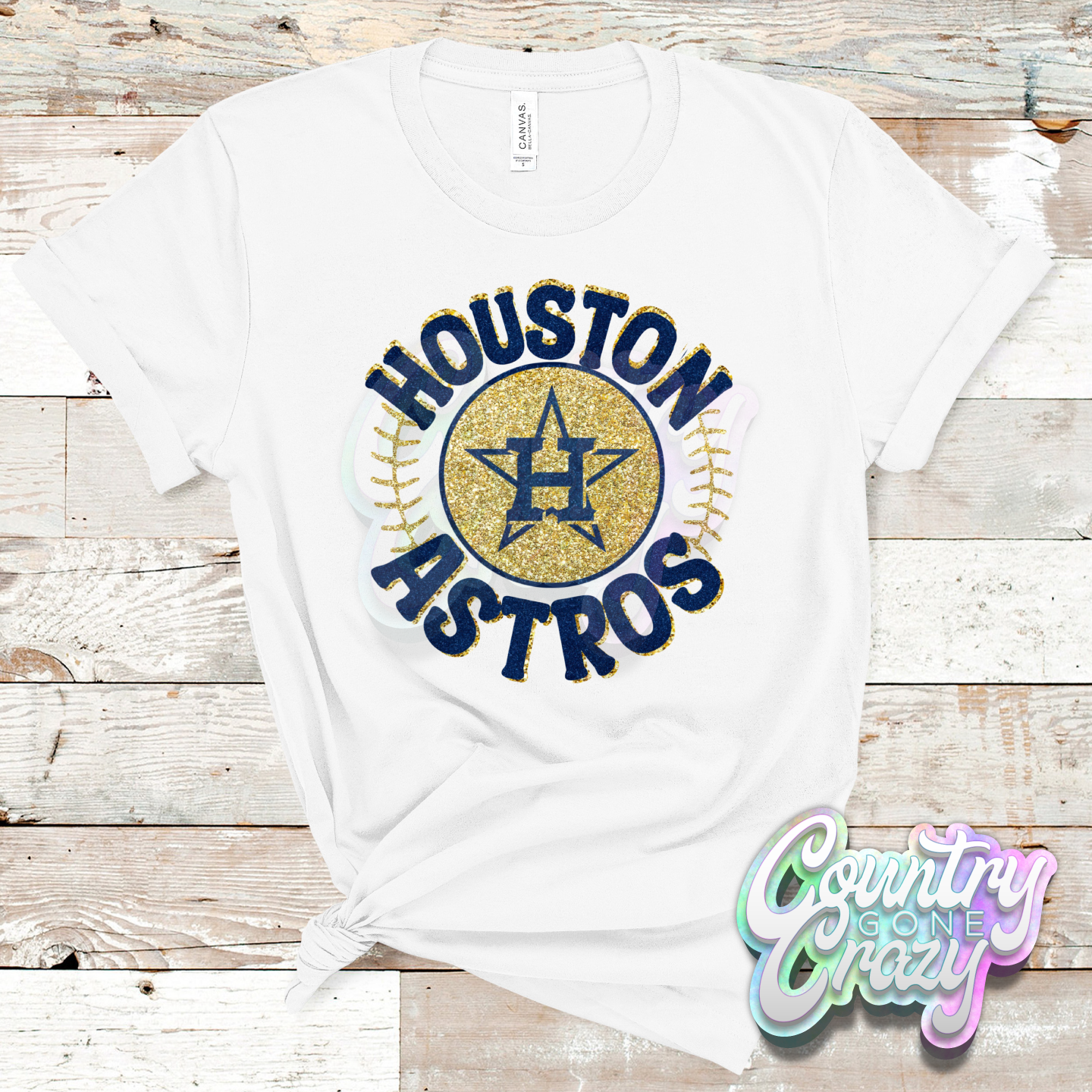HT2375 • GLITTER HOUSTON ASTROS — Country Gone Crazy