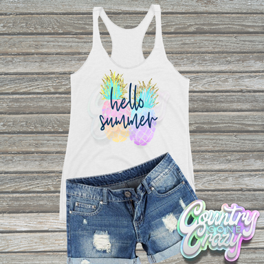 HT2421 • HELLO SUMMER PINEAPPLES-Country Gone Crazy-Country Gone Crazy