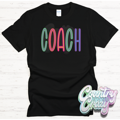Coach Bright T-Shirt-Country Gone Crazy-Country Gone Crazy