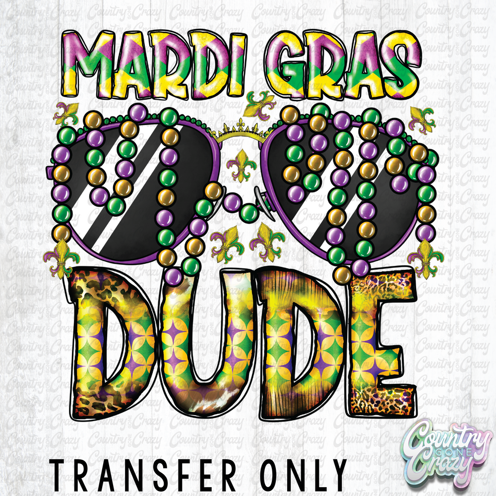 HT3117 • MARDI GRAS DUDE-Country Gone Crazy-Country Gone Crazy