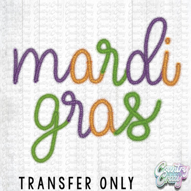 HT3120 • MARDI GRAS FAUX TINSEL-Country Gone Crazy-Country Gone Crazy