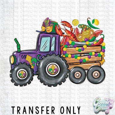 HT3122 • MARDI GRAS TRACTOR CRAWFISH-Country Gone Crazy-Country Gone Crazy
