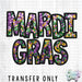 HT3125 • MARDI GRAS FAUX APPLIQUE-Country Gone Crazy-Country Gone Crazy