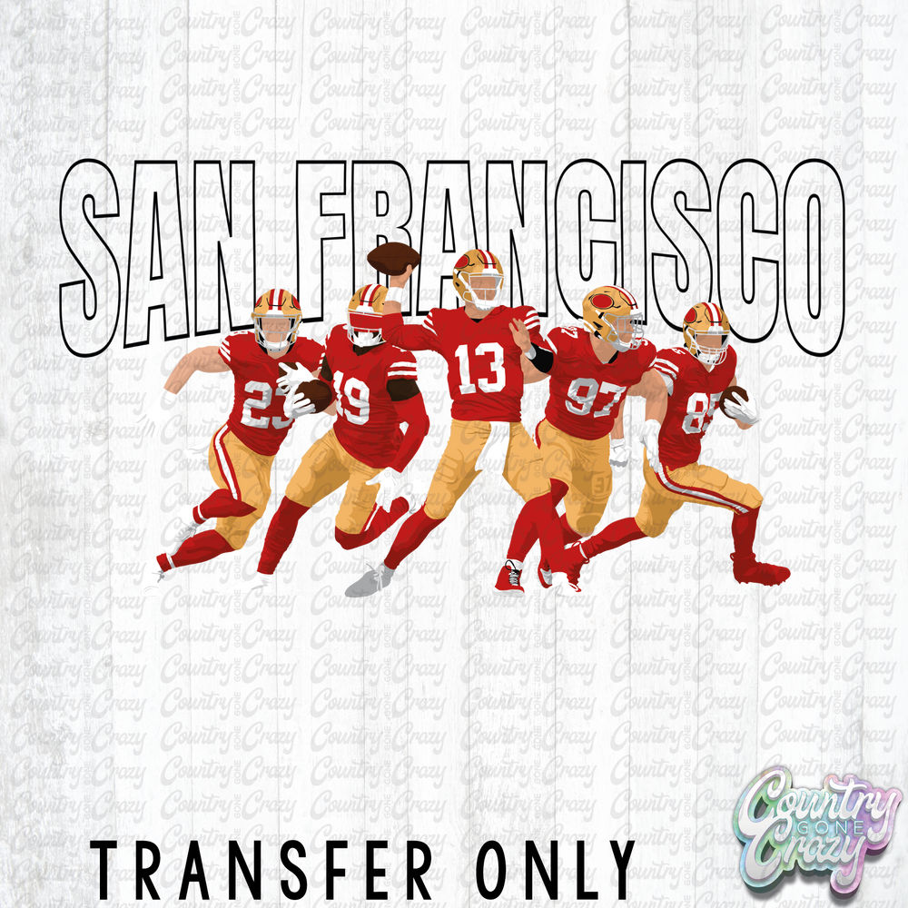 HT3133 • SAN FRANCISCO 49ERS-Country Gone Crazy-Country Gone Crazy