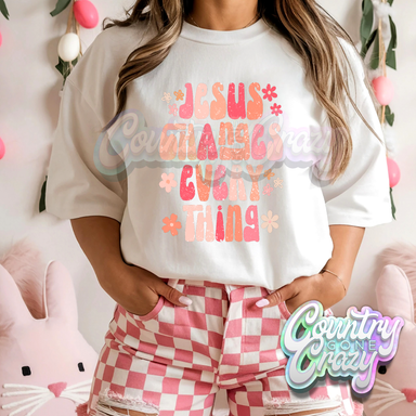 JESUS CHANGES EVERYTHING - WHITE T-SHIRT-Country Gone Crazy-Country Gone Crazy