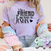 WHAT A FRIEND WE HAVE IN JESUS - ORCHID T-SHIRT-Country Gone Crazy-Country Gone Crazy