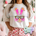 HOLOGRAPHIC BUNNY - WHITE T-SHIRT-Country Gone Crazy-Country Gone Crazy