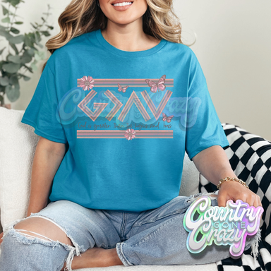 GOD IS GREATER THAN THE HIGHS AND LOWS - TROPICAL T-SHIRT-Country Gone Crazy-Country Gone Crazy