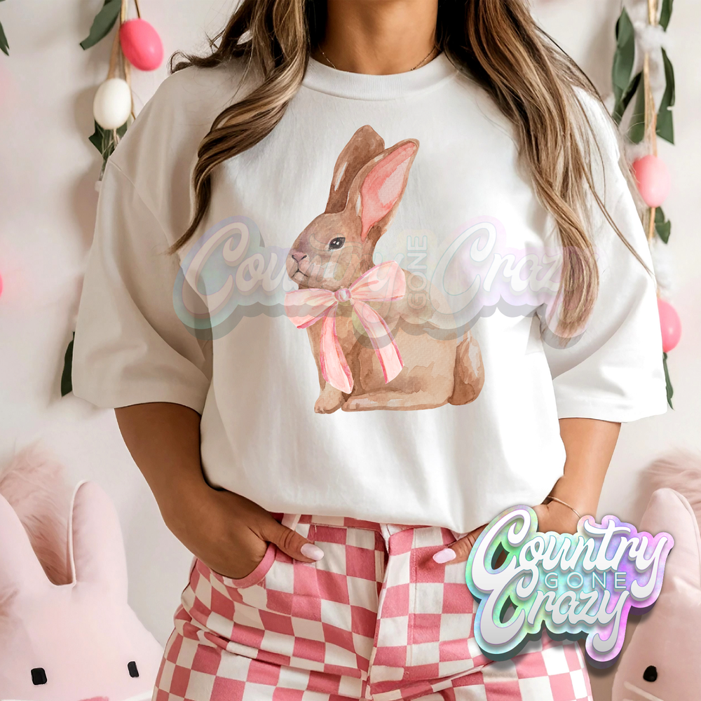 PRECIOUS BUNNY - WHITE T-SHIRT-Country Gone Crazy-Country Gone Crazy