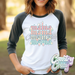 mama mama mama mama • Bella Canvas Raglan-Country Gone Crazy-Country Gone Crazy