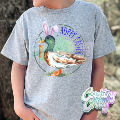 HOPPY EASTER - SPORT GREY T-SHIRT-Country Gone Crazy-Country Gone Crazy
