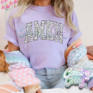 AMEN LEOPARD - ORCHID T-SHIRT-Country Gone Crazy-Country Gone Crazy