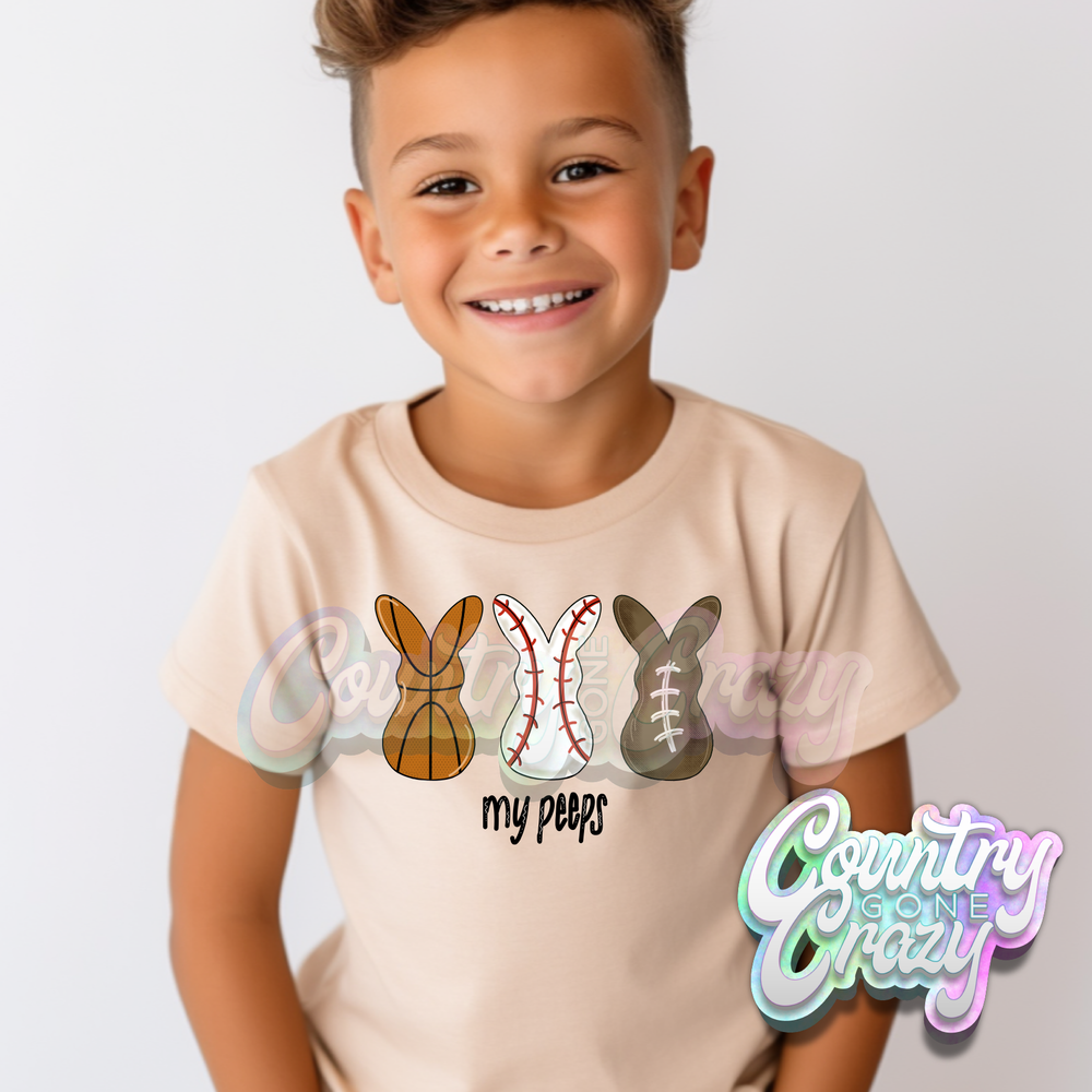 MY PEEPS - SAND T-SHIRT-Country Gone Crazy-Country Gone Crazy