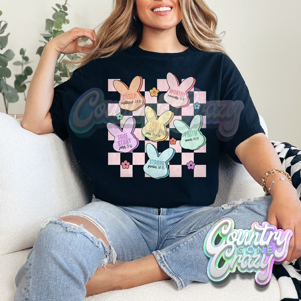 PEEP BIBLE VERSES - BLACK T-SHIRT-Country Gone Crazy-Country Gone Crazy