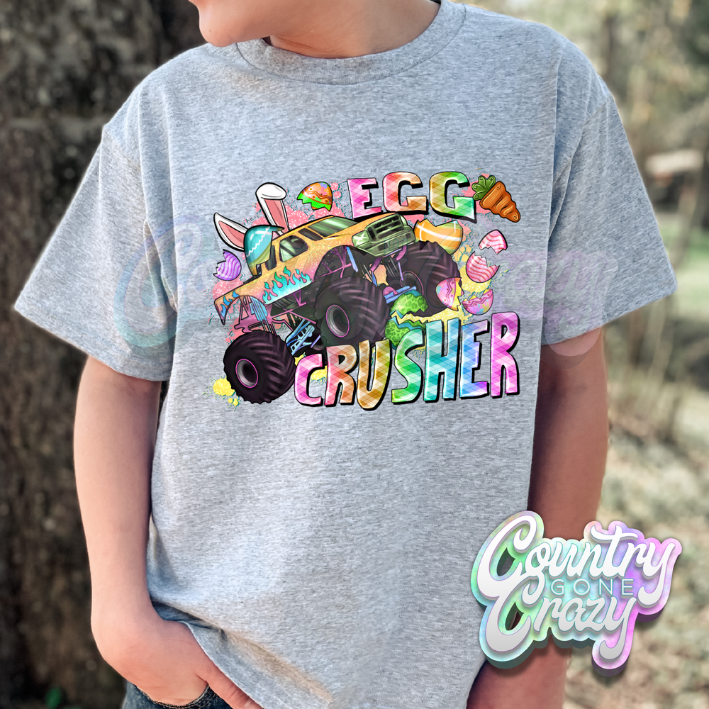 EGG CRUSHER - SPORT GREY T-SHIRT-Country Gone Crazy-Country Gone Crazy