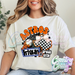 SPACE CITY CHECKY - NATURAL T-Shirt-Country Gone Crazy-Country Gone Crazy