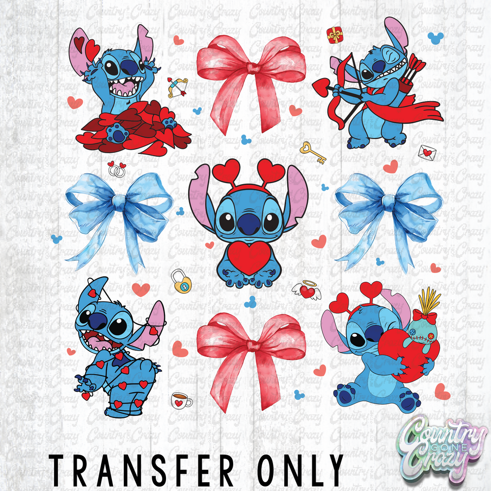 HT3981 • STITCH VALENTINES-Country Gone Crazy-Country Gone Crazy