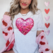 SEQUINS HEART - ASH T-SHIRT-Country Gone Crazy-Country Gone Crazy