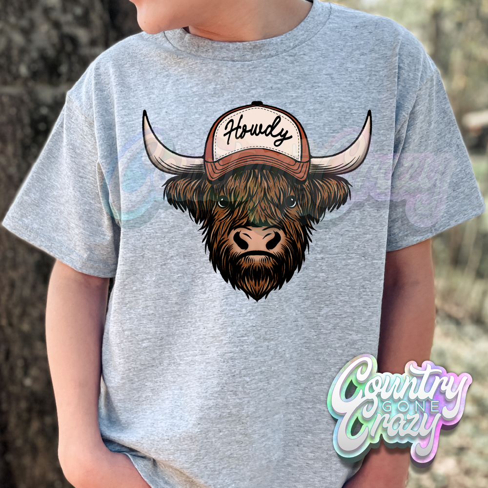 HOWDY // SPORT GREY T-SHIRT-Country Gone Crazy-Country Gone Crazy