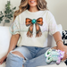 WESTERN BOW // NATURAL T-SHIRT-Country Gone Crazy-Country Gone Crazy