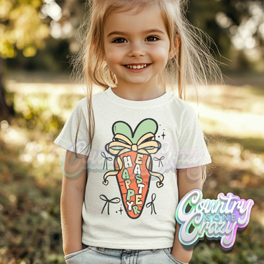 HAPPY EASTER CARROT - ASH T-SHIRT-Country Gone Crazy-Country Gone Crazy
