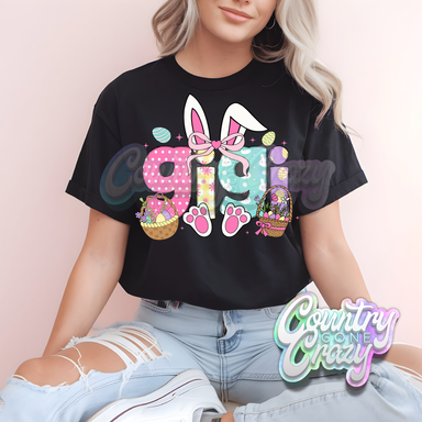 GIGI BUNNY - BLACK T-SHIRT-Country Gone Crazy-Country Gone Crazy