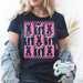 BUNNY AND BOWS - NAVY T-SHIRT-Country Gone Crazy-Country Gone Crazy