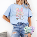 BUNNY NURSE - LIGHT BLUE T-SHIRT-Country Gone Crazy-Country Gone Crazy