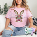 EMBROIDERED BUNNY - LIGHT PINK T-SHIRT-Country Gone Crazy-Country Gone Crazy