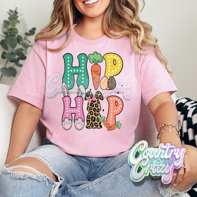 HIP HOP - LIGHT PINK T-SHIRT-Country Gone Crazy-Country Gone Crazy