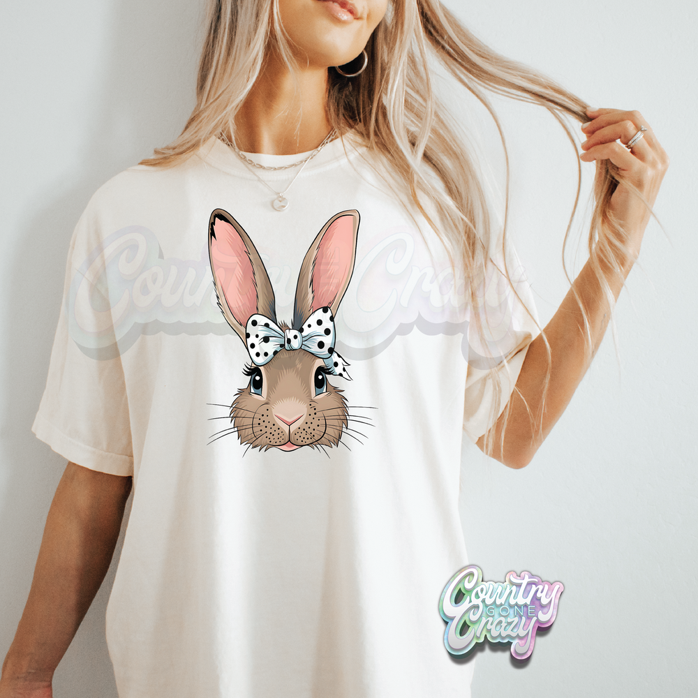 DOTTIE BUNNY - NATURAL T-SHIRT-Country Gone Crazy-Country Gone Crazy