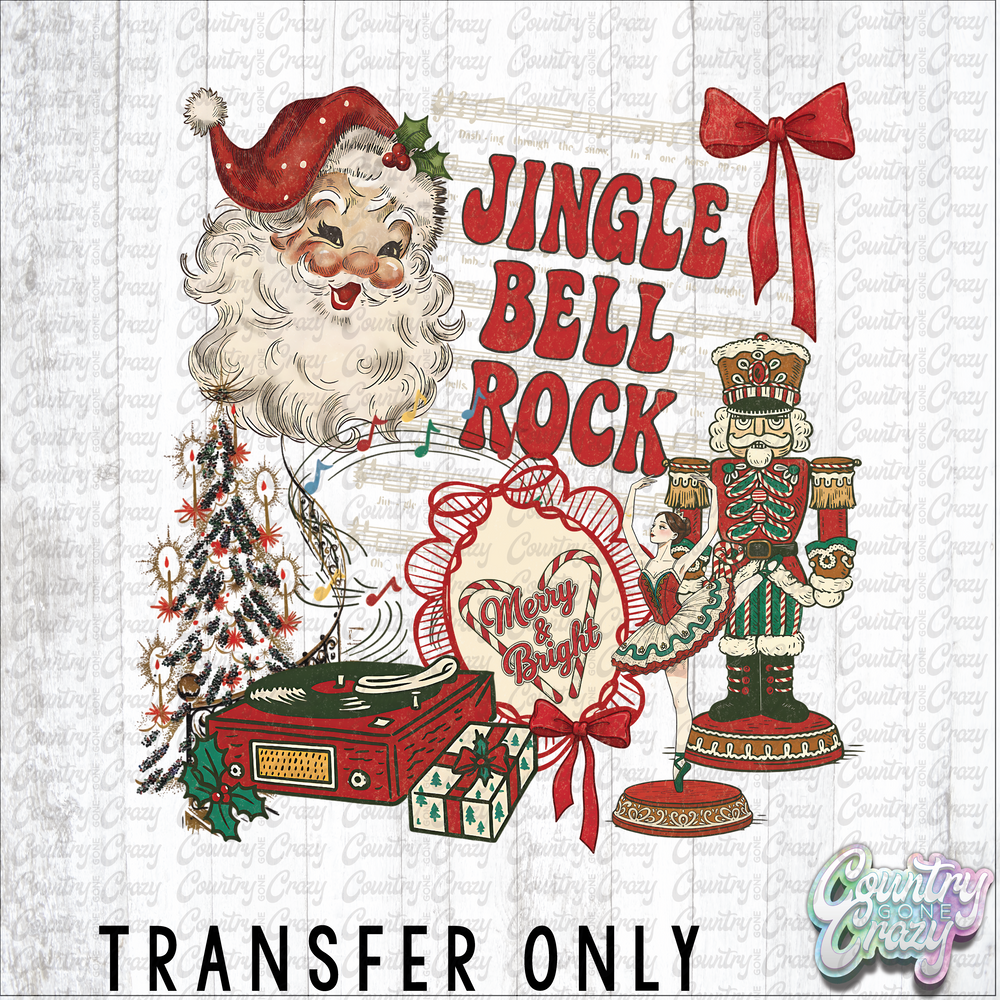 HT4829 • JINGLE BELL ROCK SANTA-Country Gone Crazy-Country Gone Crazy
