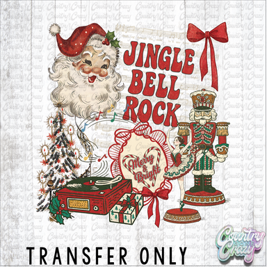 HT4829 • JINGLE BELL ROCK SANTA-Country Gone Crazy-Country Gone Crazy