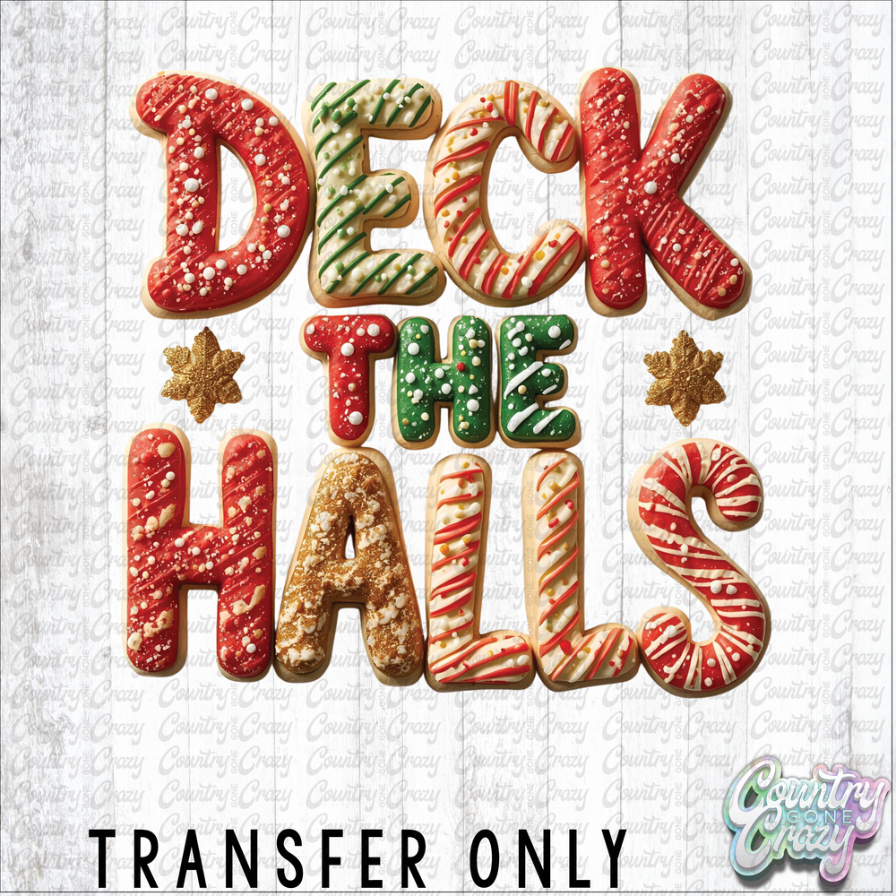 HT4835 • DECK THE HALLS COOKIES-Country Gone Crazy-Country Gone Crazy