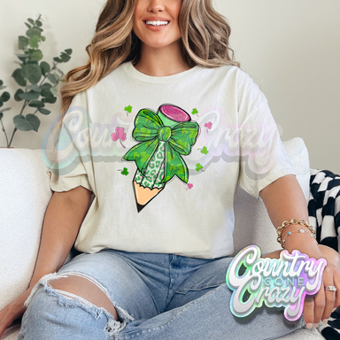 LUCKY PENCIL - NATURAL T-SHIRT-Country Gone Crazy-Country Gone Crazy