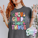 YOU CAN DO HARD THINGS - CHARCOAL T-Shirt-Country Gone Crazy-Country Gone Crazy