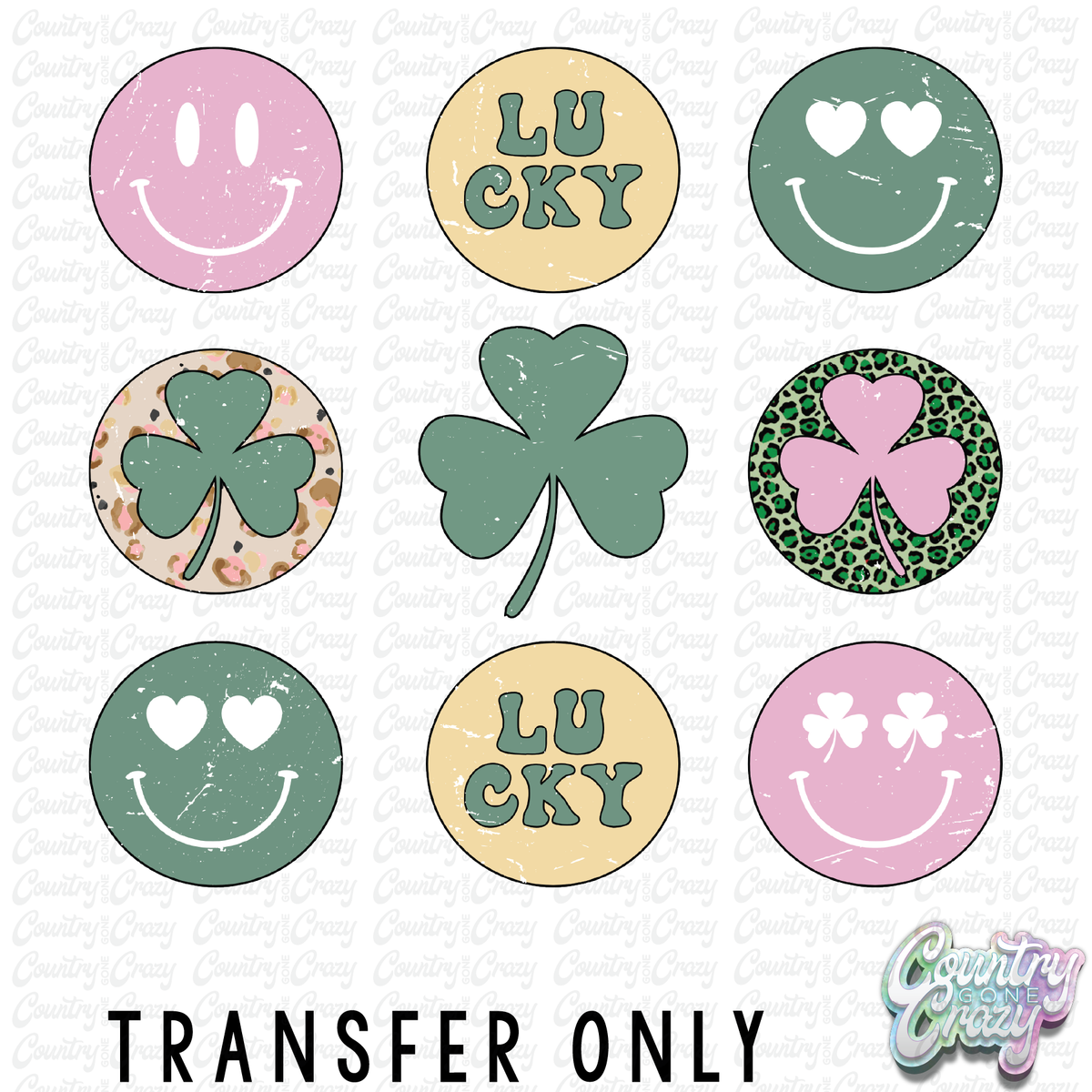 HT3054 • LUCKY SMILEY — Country Gone Crazy