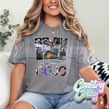 CODY JOHNSON LIVE // HEATHER GRAPHITE T-SHIRT-Country Gone Crazy-Country Gone Crazy