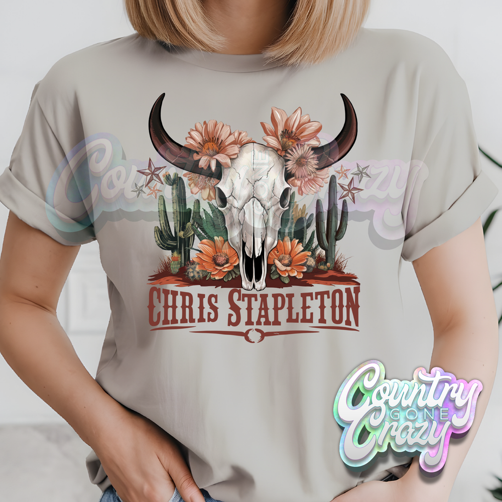 CHRIS STAPLETON // SAND T-SHIRT-Country Gone Crazy-Country Gone Crazy