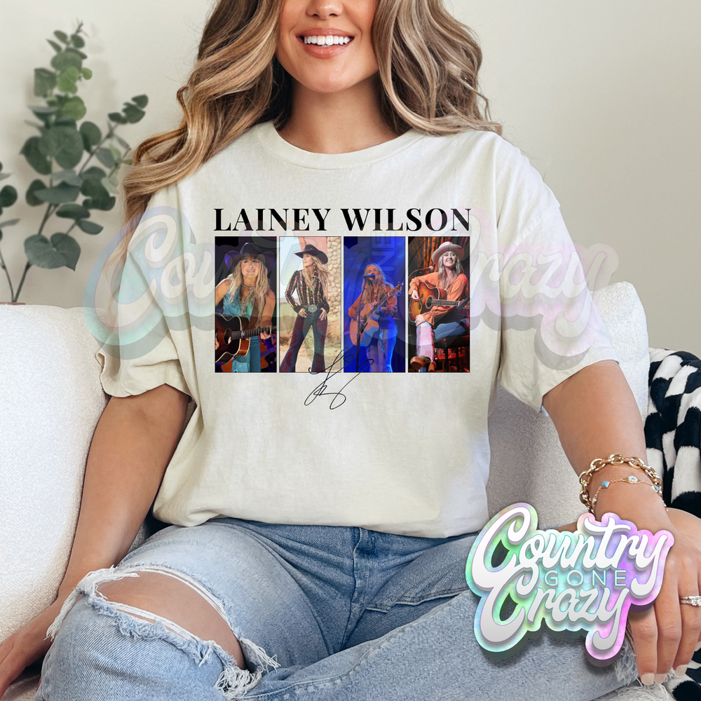 LAINEY WILSON // NATURAL T-SHIRT-Country Gone Crazy-Country Gone Crazy