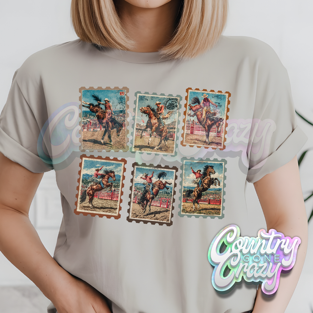 RODEO STAMP // SAND T-SHIRT-Country Gone Crazy-Country Gone Crazy