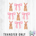 HT5238 • BUNNY AND BOW COUQUETTE-Country Gone Crazy-Country Gone Crazy