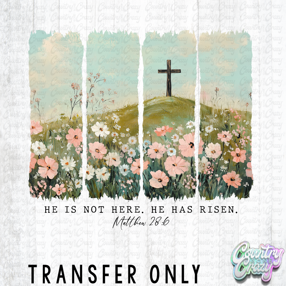 HT5242 • HE IS NOT HERE, HE IS RISEN-Country Gone Crazy-Country Gone Crazy